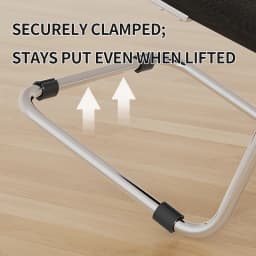 Plastic Snap-on U-Shaped Foot Pads for Office Arcuate Chairs. Silent, Wear-Resistant, Anti-Scratch and Anti-Slip.