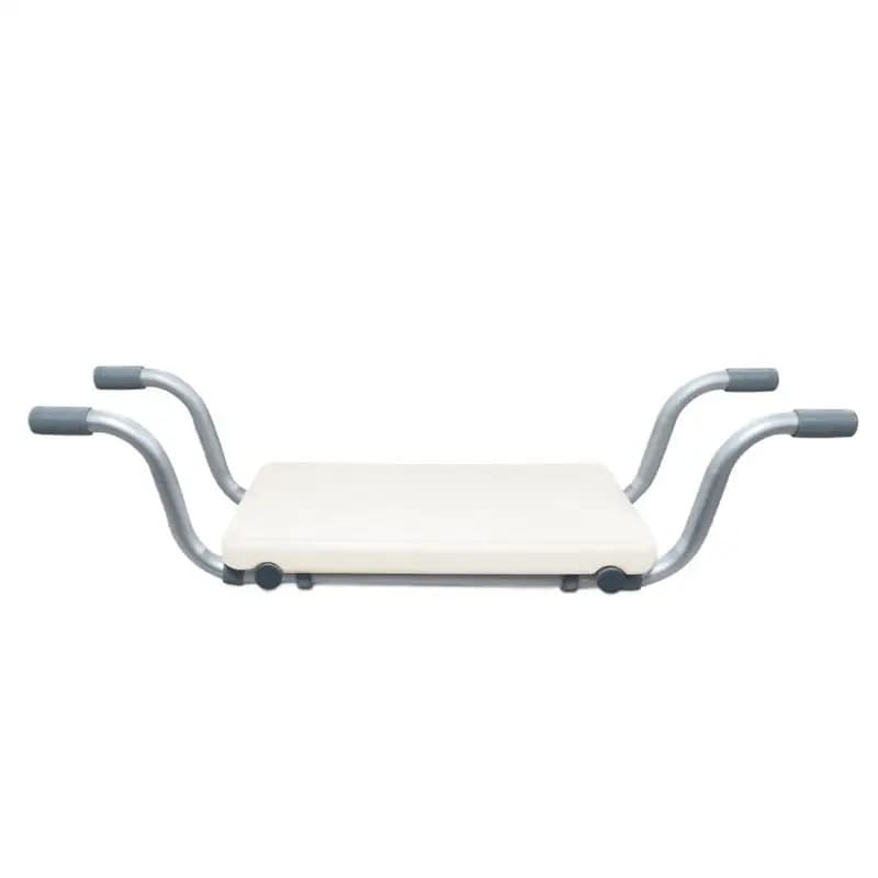 Bath Bench Anti-Slip Shower Seat With Adjustable Length 28-32 Inch Bath Seat Suspended Anti-slip Shower Chair Bathtub Bathing