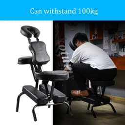 Foldable Massage Tattoo Chair Portable Leather Pad Massage Chair Fashion Salon Beauty Furniture
