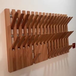 Large Wall Coat Racks Solid Wood Hanger Entrance Hall Multifunctional Storage Multilayer Hook Hat Clothes Organizer Furniture
