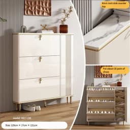 Entrance Doorway Shoe Cabinet Ultra Thin Hallway Display Storage Shoe Rack Organizer Design Armario De Zapatos Furniture Home