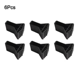 4pc/6Pc Ladder Feet Rubber Folding Ladder Leg Feet Pads Non-slip Foot Covers Ladder Foot Cover Engineering Ladder Lift Accessory