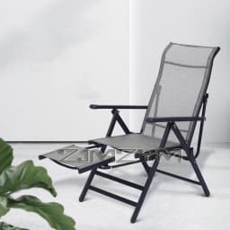 Portable Folding Beach Chair Outdoor Garden Camp Recliner Furniture for Courtyard Open Air,Telescopic Pedal Stools,Pedal stool