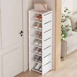 Stackable Shoe Rack, Storage Rack, Non-Woven Fabric, Space Saving Entrance, Shoe Rack, Storage Rack, Household Items