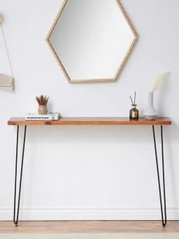 Nordic solid wood entry very narrow table against the wall a few cases wrought iron entry ultra-narrow corridor table