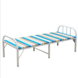 Folding Single Household Simple Bed Office Lunch Break Nap Bed Adult Portable Escort Iron Bed