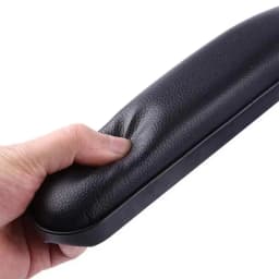 2PCS Comfortable Wheelchair Armrest Pad Leather Sponge Arm Pads Cover with Screw Soft Wheelchair Accessories Arm Rest Support