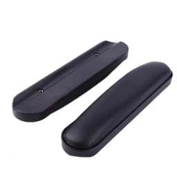 2PCS Comfortable Wheelchair Armrest Pad Leather Sponge Arm Pads Cover with Screw Soft Wheelchair Accessories Arm Rest Support