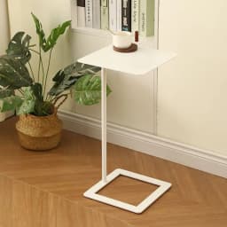 Minimalist Side Table Living Room Small Sofa Portable Bedside Compact Bedroom Nightstand Mobile Accent Space-Saving Shelf Modern