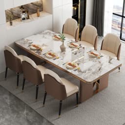 Storage Modern Dining Table Nordic Style Italian Minimalist Dining Tables Space Saving Vintage Eettafel Living Room Furniture