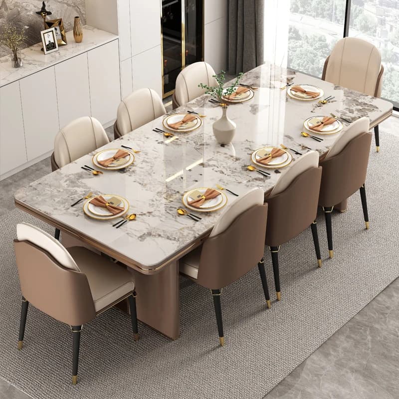 Storage Modern Dining Table Nordic Style Italian Minimalist Dining Tables Space Saving Vintage Eettafel Living Room Furniture