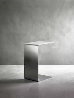 Minimalist Stainless Steel Coffee Table Living Room Sofa Side Tables Light Luxury Creative C-shaped Corner Table Bedside Tables