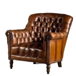 Genuine Leather Living Room Chairs Design Classic Relaxing Comfy Chairs Living Room Luxury Relaxing Poltrone Moderne Furniture