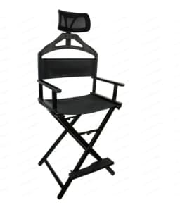 Outdoor Folding Chair Director Makeup Chair Leisure High Chairs Bar Seat Portable Aluminum Alloy Home Camping Beach Travel