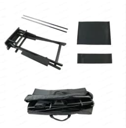 Outdoor Folding Chair Director Makeup Chair Leisure High Chairs Bar Seat Portable Aluminum Alloy Home Camping Beach Travel