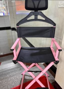 Outdoor Folding Chair Director Makeup Chair Leisure High Chairs Bar Seat Portable Aluminum Alloy Home Camping Beach Travel