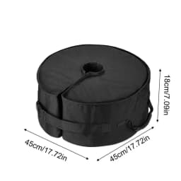 Heavy Duty Outdoor Umbrella Base Weight Sand Bag 90lbs Fillable Stabilizer for Cantilever Offset Patio Umbrellas Weights Sandbag