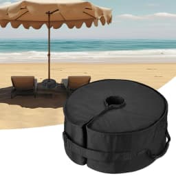 Heavy Duty Outdoor Umbrella Base Weight Sand Bag 90lbs Fillable Stabilizer for Cantilever Offset Patio Umbrellas Weights Sandbag