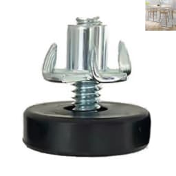 24/16/12/8pcs T-Shaped Furniture Leveler Heavy Duty Threaded Levelers Furniture Legs for Table Chair Cabinet Accessories