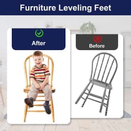 24/16/12/8pcs T-Shaped Furniture Leveler Heavy Duty Threaded Levelers Furniture Legs for Table Chair Cabinet Accessories