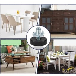 24/16/12/8pcs T-Shaped Furniture Leveler Heavy Duty Threaded Levelers Furniture Legs for Table Chair Cabinet Accessories