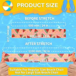 Beach Towel Bands, 10 Pack Towel Bands For Beach Cruise Chair Towel Clips 12 X 2 In For Holding Beach Towel Summer