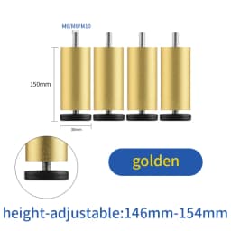 furniture height adjustment foot cabinet support feet M8 M6 M10 leveling sofa feet table feet fridge legs for washing machine
