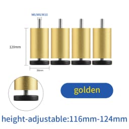 furniture height adjustment foot cabinet support feet M8 M6 M10 leveling sofa feet table feet fridge legs for washing machine