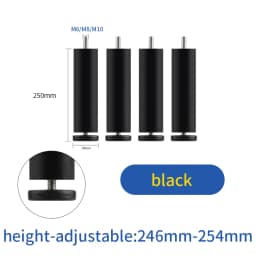 furniture height adjustment foot cabinet support feet M8 M6 M10 leveling sofa feet table feet fridge legs for washing machine