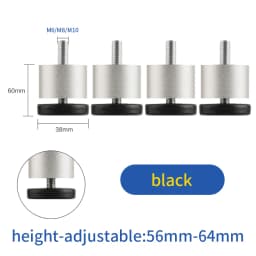 furniture height adjustment foot cabinet support feet M8 M6 M10 leveling sofa feet table feet fridge legs for washing machine