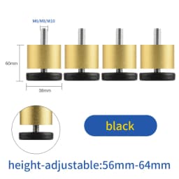 furniture height adjustment foot cabinet support feet M8 M6 M10 leveling sofa feet table feet fridge legs for washing machine