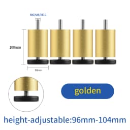 furniture height adjustment foot cabinet support feet M8 M6 M10 leveling sofa feet table feet fridge legs for washing machine