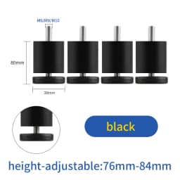furniture height adjustment foot cabinet support feet M8 M6 M10 leveling sofa feet table feet fridge legs for washing machine