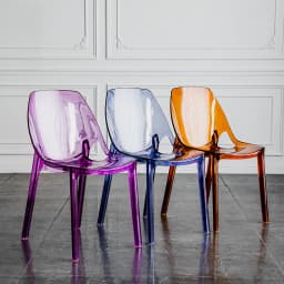 Nordic, designer, transparent, dining chair, classical, simple, plastic Internet celebrity milk tea shop, leisure chair