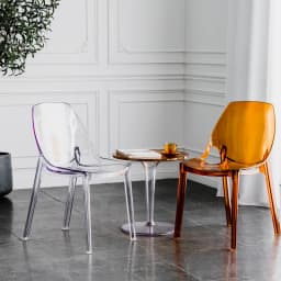 Nordic, designer, transparent, dining chair, classical, simple, plastic Internet celebrity milk tea shop, leisure chair