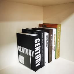 Acrylic Bookends Stand Bookshelf Desktop Decorative Storage Rack