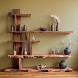 Elm Silent Wind Creative Multi-layer Desktop Bogu Shelf Shelf