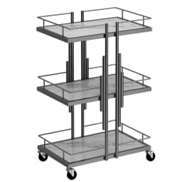 Luxury Iron Salon Trolley Manicure Mobile Tools Cart Modern Commercial Multi-Layer Storage Beauty Furniture