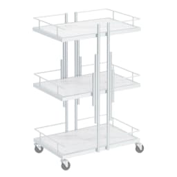 Luxury Iron Salon Trolley Manicure Mobile Tools Cart Modern Commercial Multi-Layer Storage Beauty Furniture