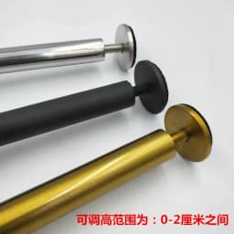 Stainless Steel Columniform Gold Sofa Leg Adjustable Furniture Foot Hardware Silver Color Metal Support Cabinet Feet 21cm/30cm