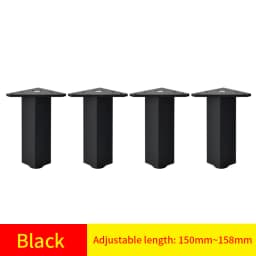 Adjustable Square Cabinet Feet Aluminum Furniture Feet Cabinet Feet Coffee Table Feet Pillar Bathroom Cabinet Support Feet