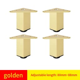 Adjustable Square Cabinet Feet Aluminum Furniture Feet Cabinet Feet Coffee Table Feet Pillar Bathroom Cabinet Support Feet