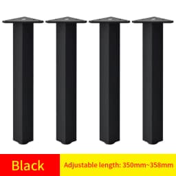 Adjustable Square Cabinet Feet Aluminum Furniture Feet Cabinet Feet Coffee Table Feet Pillar Bathroom Cabinet Support Feet