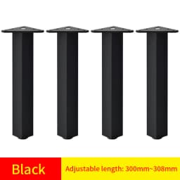 Adjustable Square Cabinet Feet Aluminum Furniture Feet Cabinet Feet Coffee Table Feet Pillar Bathroom Cabinet Support Feet
