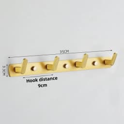 Entrance Coat Racks Hooks Aluminum Clothes Door Back Coat Racks Wall Mounted Hanging Hook Clothing Living Room Home Furniture