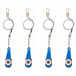 BAAU 4X Kayak Fishing Downrigger Outrigger Trolling Release Clip Adjustable Tension Release Clip 5.5 X 1.7 X 2.6Cm Blue