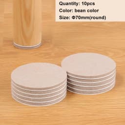Felt Chair Leg Pads Floor Protectors Table Furniture Leg Feet Cover Caps Round 5mm Thick Anti Scratch Furniture Felt Pads