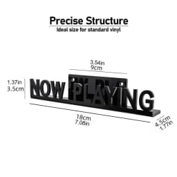 Acrylic Record Shelf Wall Mount Now Playing Wall Mount DVDs Record Display Stand Vinyl Record Shelf For Albums