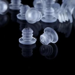 20Pcs Transparent Soft Rubber Stem Bumpers Anti Collision Hole Plugs Screws Fasteners Door Bumper Foot Pad Furniture Accessories