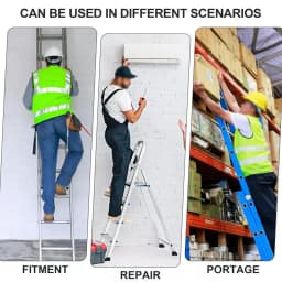 4/6Pcs Non-slip Ladder Feet Rubber Pads Replacement Folding Ladder Leg Feet Pads Foot Covers Folding Ladder Protectors Cover